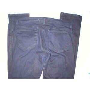New J Brand Jeans Pencil Leg 29 30 X 32 Skinny Stretch Dark Womens Venom Coated